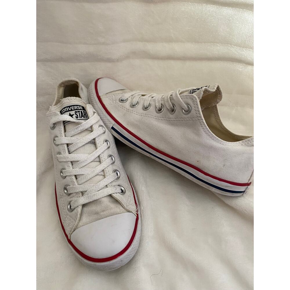 Converse | Chuck Taylor | All Star Low Top | Canvas Sneakers | White | Size 6